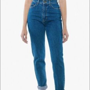 AMERICAN APPAREL High-Waist Mom Jean